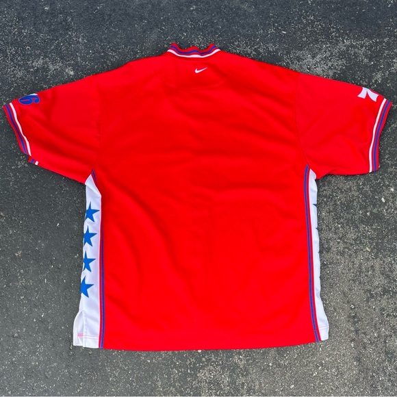 Vintage Nike 76ers Warm Up Jersey NBA - Picture 2 of 8